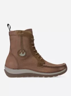 Laarzen|Veterschoenen|Wolky Ocean donker taupe nubuck