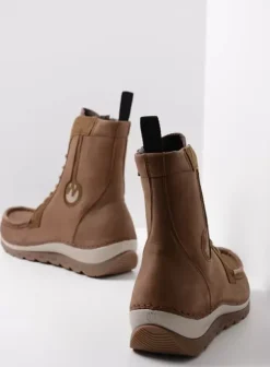 Laarzen|Veterschoenen|Wolky Ocean donker taupe nubuck