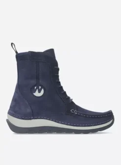 Laarzen|Veterschoenen|Wolky Ocean paars nubuck