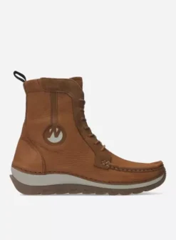 Laarzen|Veterschoenen|Wolky Ocean cognac nubuck