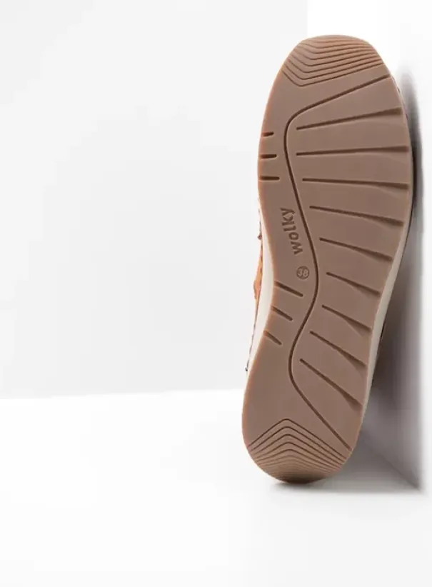 Laarzen|Veterschoenen|Wolky Ocean cognac nubuck