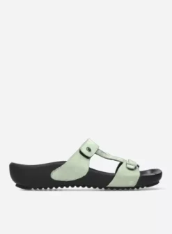 Slippers|Wolky O'Connor lichtgroen nubuck