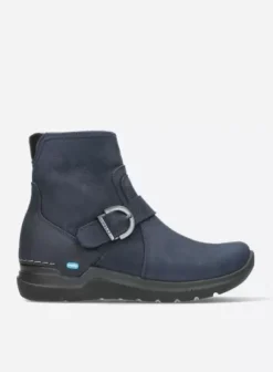 Hielspoor|Wandelschoenen|Wolky Okay blauw nubuck