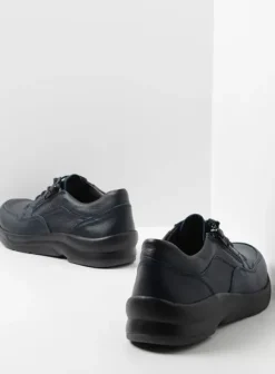 Wandelschoenen|Sneakers|Wolky Ozark blauw leer