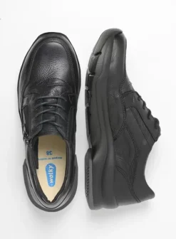 Wandelschoenen|Sneakers|Wolky Ozark zwart leer