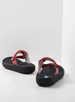 Slippers|Voorjaar/zomer|Wolky Peace rood leer