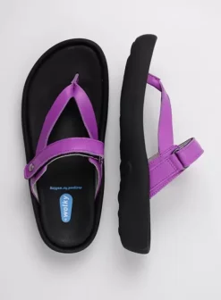 Slippers|Voorjaar/zomer|Wolky Peace fuchsia leer