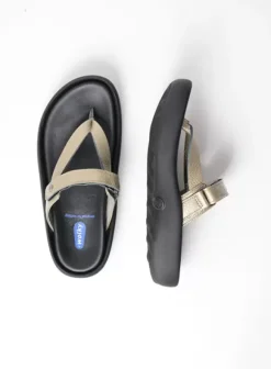 Slippers|Voorjaar/zomer|Wolky Peace goud leer