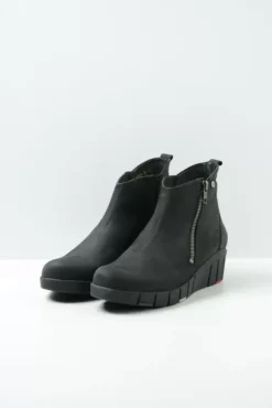 Hielspoor|Hallux Valgus|Wolky Phoenix HV zwart nubuck