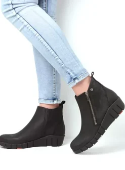 Hielspoor|Hallux Valgus|Wolky Phoenix HV zwart nubuck