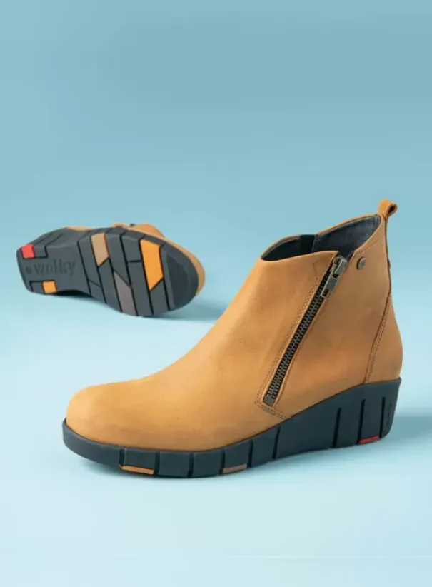 Hielspoor|Hallux Valgus|Wolky Phoenix HV camel nubuck