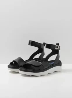 Sandalen|Voorjaar/zomer|Wolky Plata zwart/wit leer