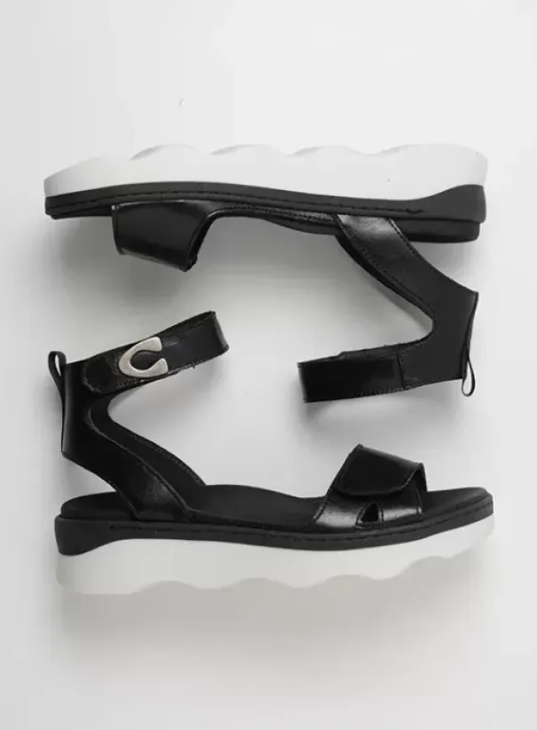 Sandalen|Voorjaar/zomer|Wolky Plata zwart/wit leer