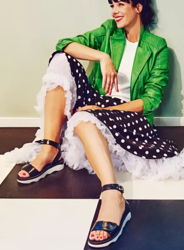 Sandalen|Voorjaar/zomer|Wolky Plata zwart/wit leer