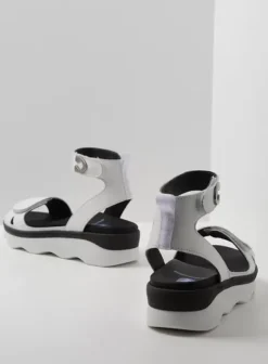 Sandalen|Wolky Plata wit leer