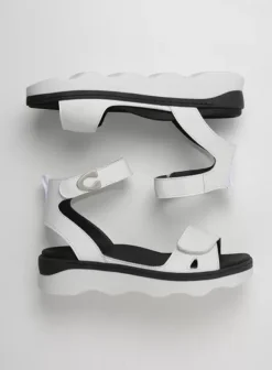 Sandalen|Wolky Plata wit leer