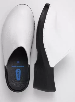 Klompen|Voorjaar/zomer|Wolky PRO-Clog wit leer