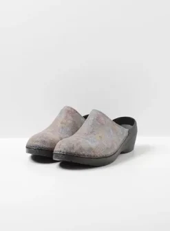 Klompen|Wolky PRO-Clog flower taupe