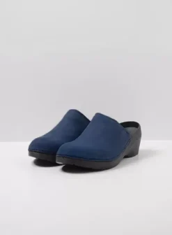 Klompen|Voorjaar/zomer|Wolky PRO-Clog blauw nubuck