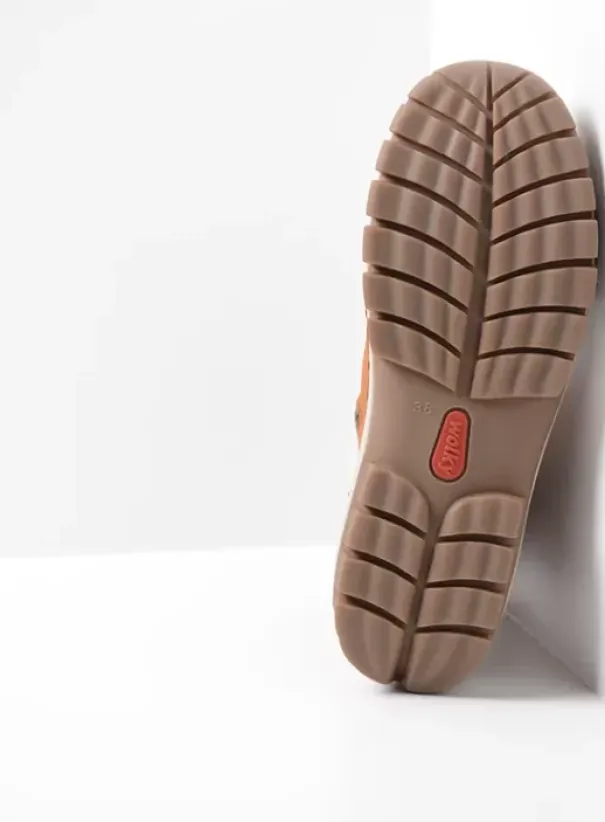Laarzen|Veterschoenen|Wolky Reach cognac nubuck