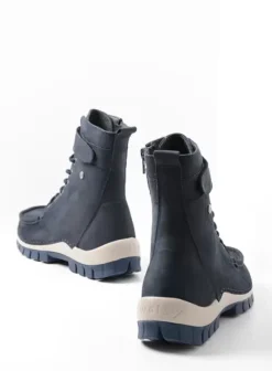 Laarzen|Veterschoenen|Wolky Reach blauw nubuck