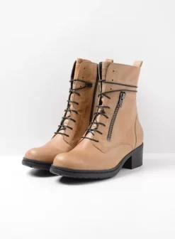 Biker boots|Laarzen|Wolky Rimbley safari leer