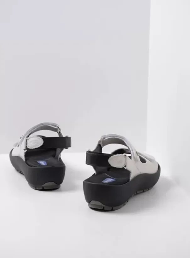 Sandalen|Wolky Rio wit leer