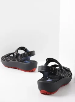 Sandalen|Voorjaar/zomer|Wolky Rio zwart suede