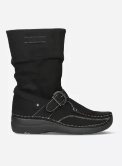 Laarzen|Wolky Roll Jacky zwart nubuck