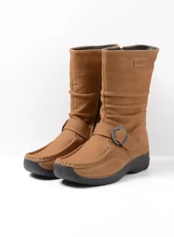 Laarzen|Wolky Roll Jacky cognac nubuck