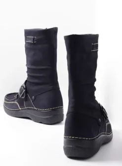 Laarzen|Wolky Roll Jacky blauw nubuck