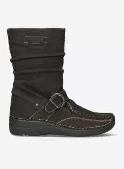 Laarzen|Wolky Roll Jacky donkerbruin nubuck