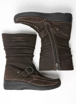 Laarzen|Wolky Roll Jacky donkerbruin nubuck