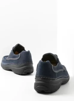 Comfortschoenen|Veterschoenen|Wolky Roll Shoe Men blauw nubuck