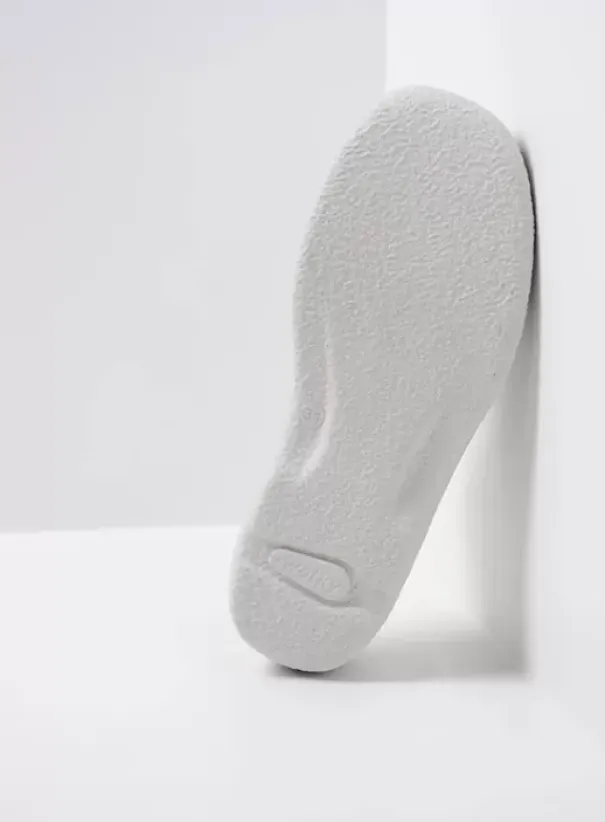 Slippers|Klompen|Wolky Roll Slide lichtgrijs nubuck