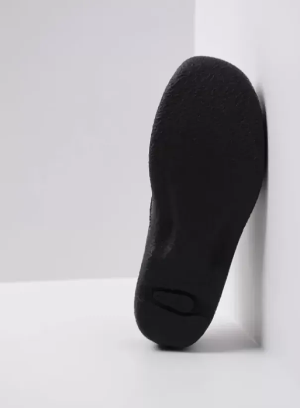 Hielspoor|Slippers|Wolky Roll Slipper wit/zwart leer