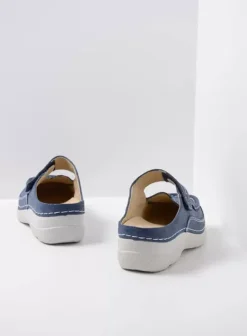 Hielspoor|Slippers|Wolky Roll Slipper denim nubuck