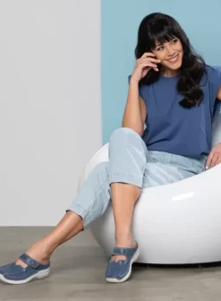 Hielspoor|Slippers|Wolky Roll Slipper denim nubuck