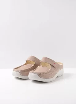 Hielspoor|Slippers|Wolky Roll Slipper safari nubuck