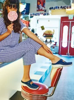 Hielspoor|Slippers|Wolky Roll Slipper denim nubuck