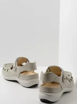 Sandalen|Wolky Rolling Sun gebroken wit leer