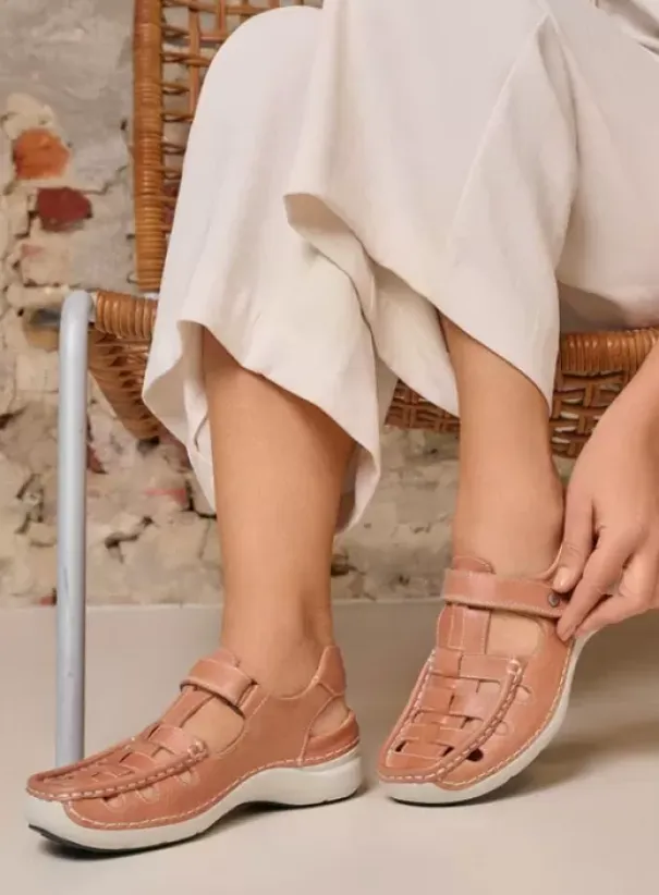 Sandalen|Voorjaar/zomer|Wolky Rolling Sun oud roze leer