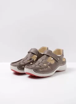 Sandalen|Wolky Rolling Sun grijs leer