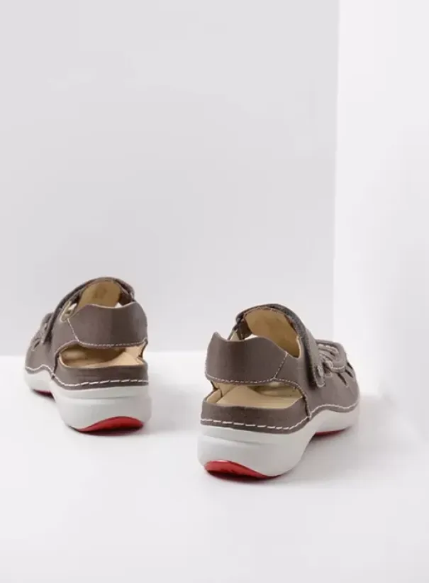 Sandalen|Wolky Rolling Sun grijs leer