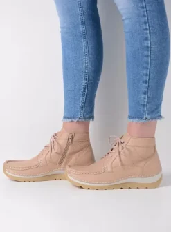 Veterschoenen|Voorjaar/zomer|Wolky Salado lichtbeige leer