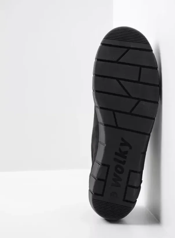Instappers|Wolky Salton zwart nubuck