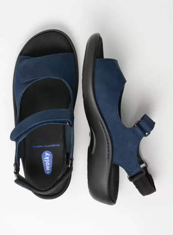 Sandalen|Wolky Salvia denim nubuck