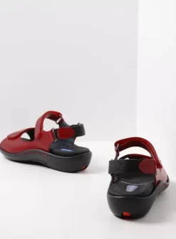 Sandalen|Wolky Salvia rood leer