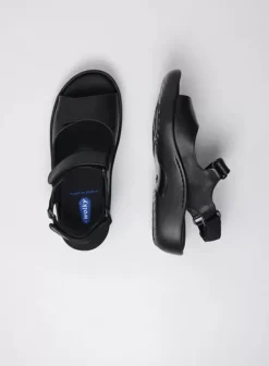 Sandalen|Voorjaar/zomer|Wolky Salvia zwart leer