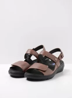 Sandalen|Wolky Santorini cognac leer